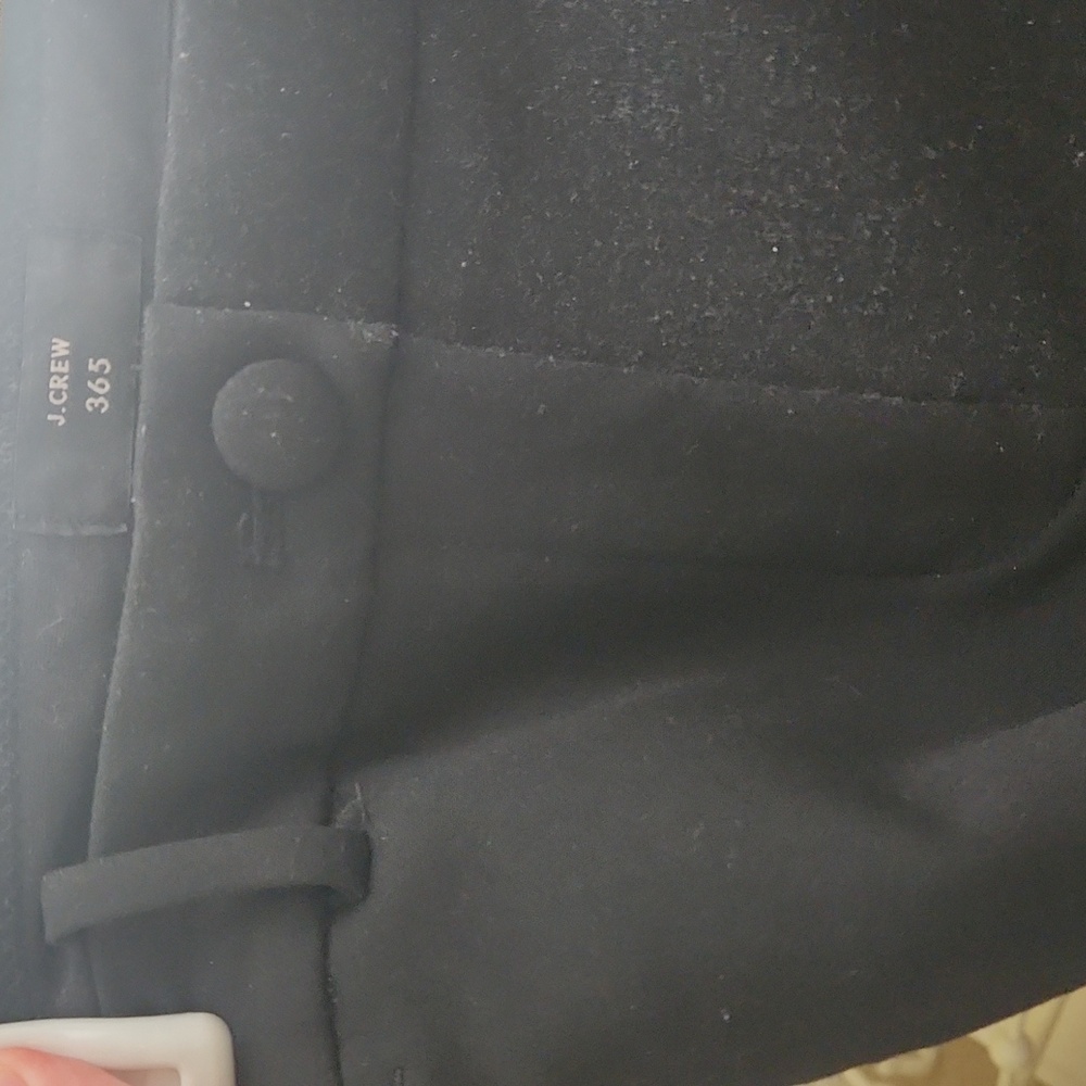 J crew high rise cameron pants black four season stretch